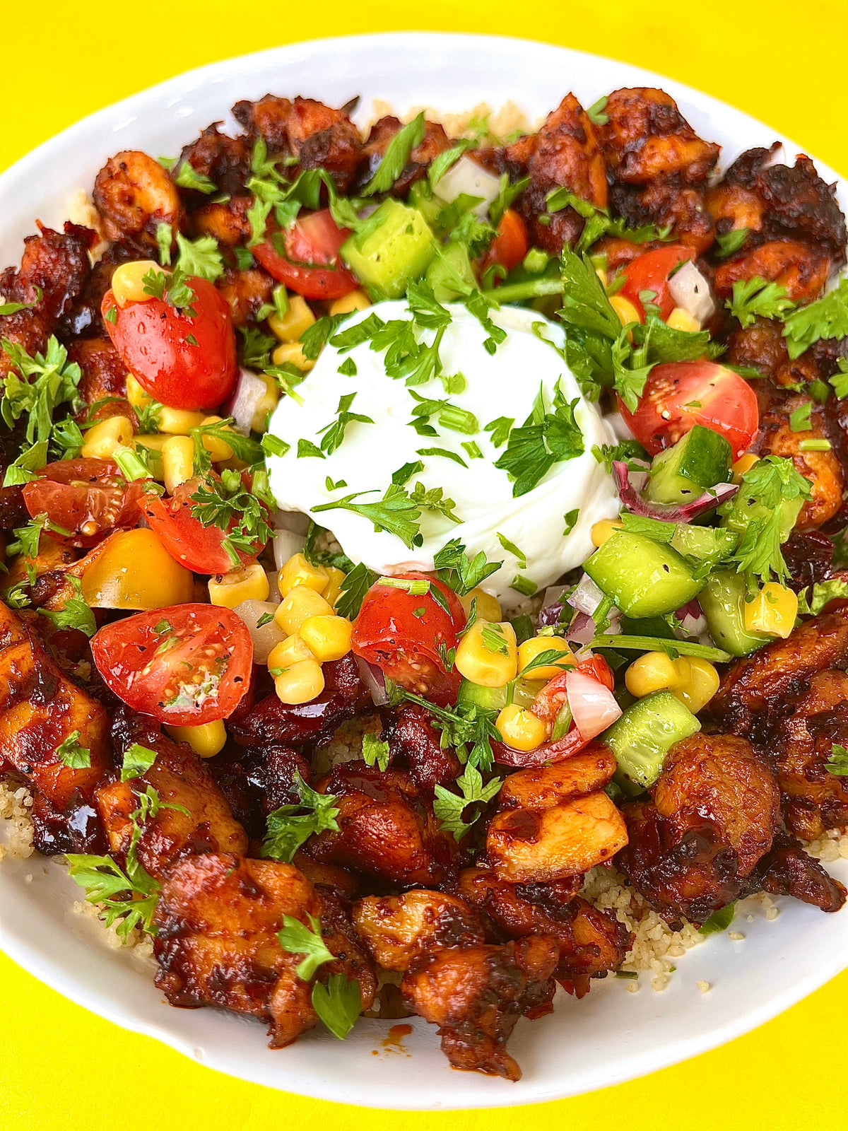 Honey Harissa Chicken Couscous | Zwïta