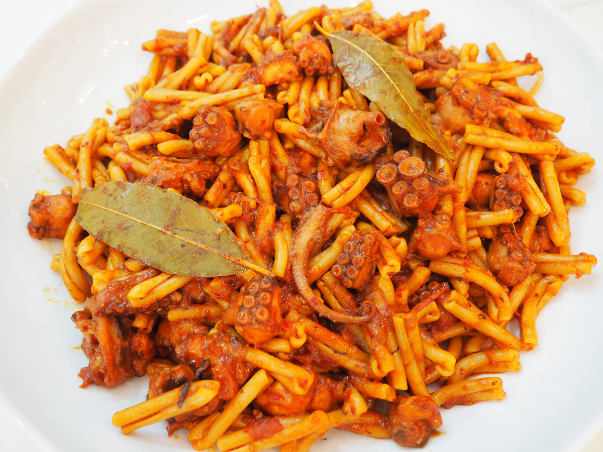 Tunisian Octopus Pasta | Zwïta