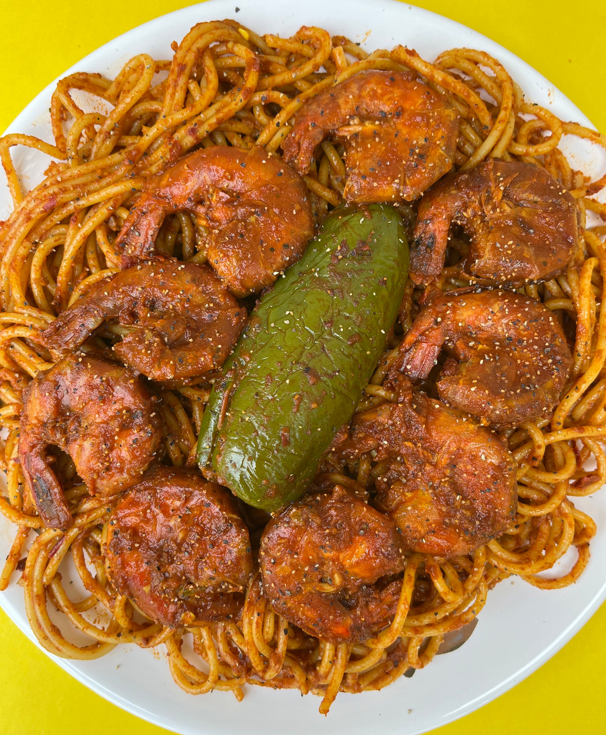 Tunisian Shrimp Pasta | Zwïta