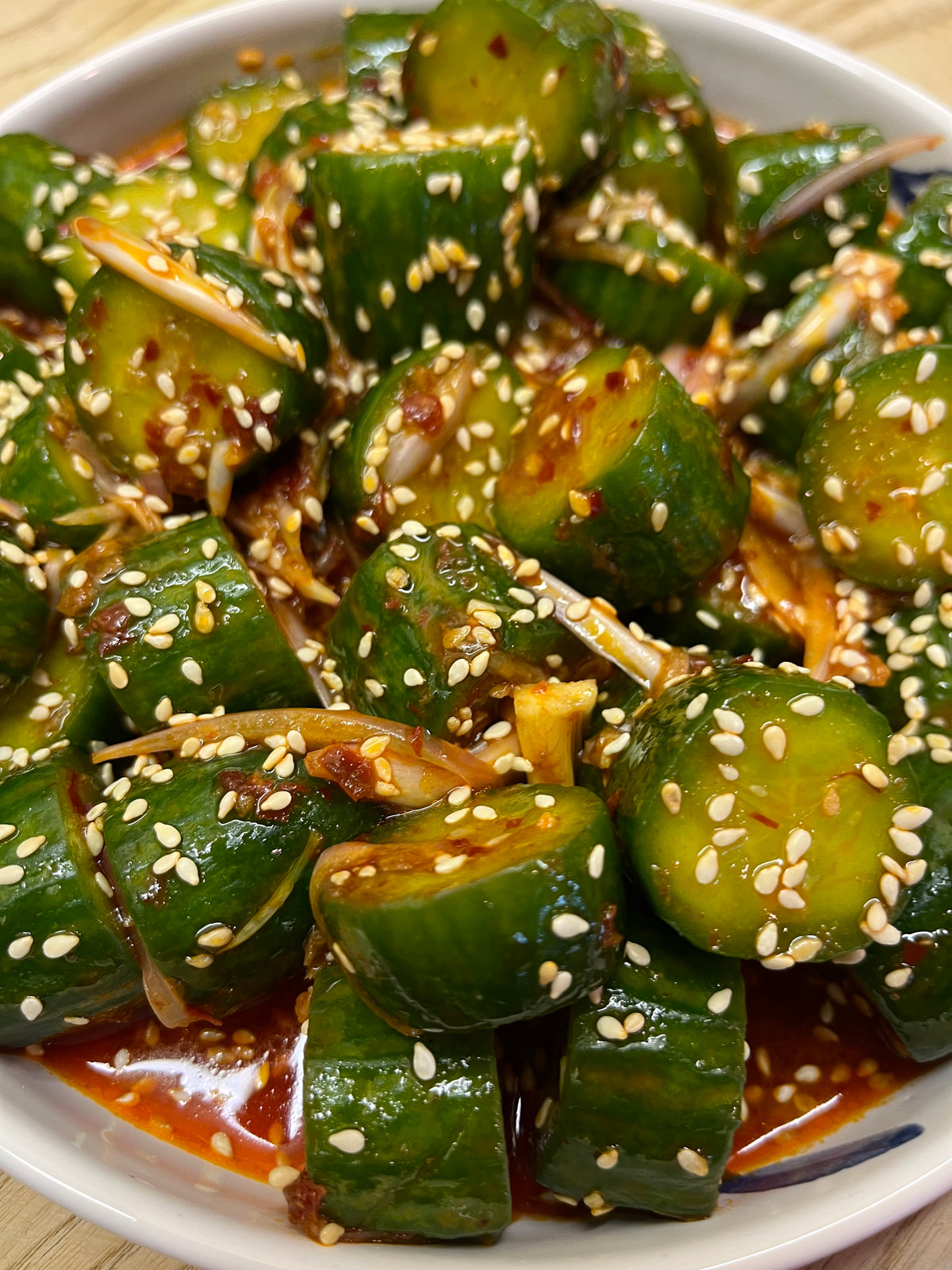 Harissa Marinated Cucumbers | Zwïta