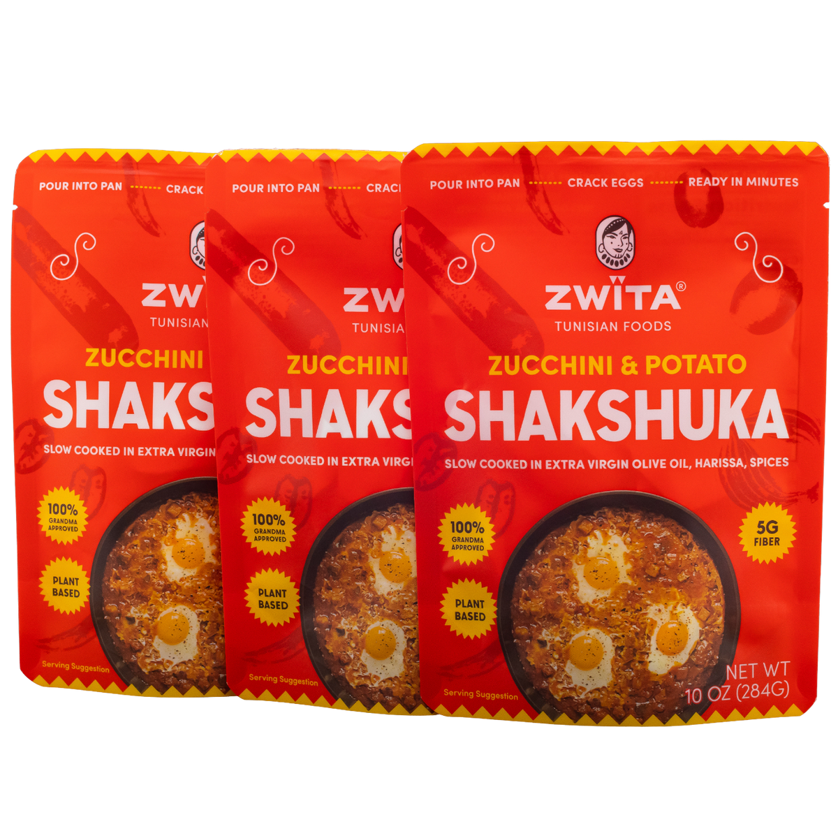 Zucchini & Potato Shakshuka 3-Pack