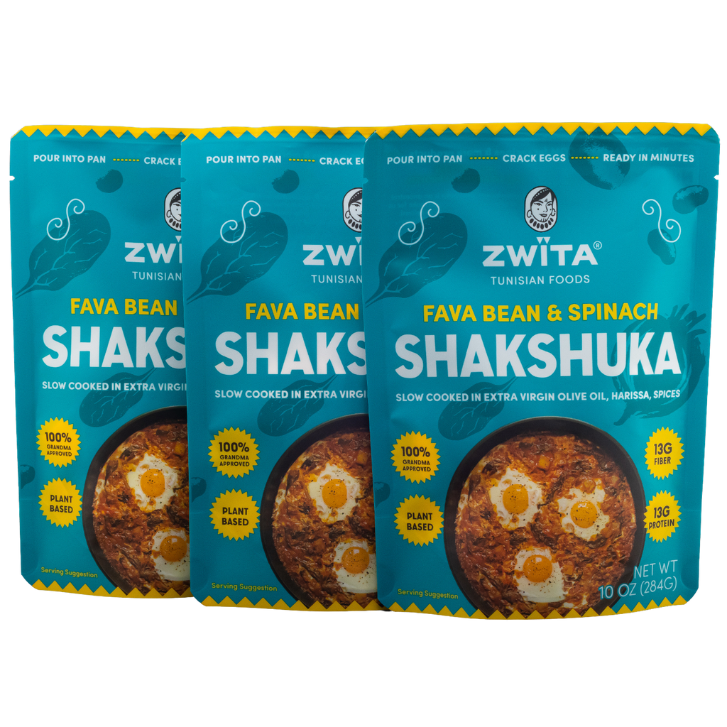 Fava Bean & Spinach Shakshuka 3-pack
