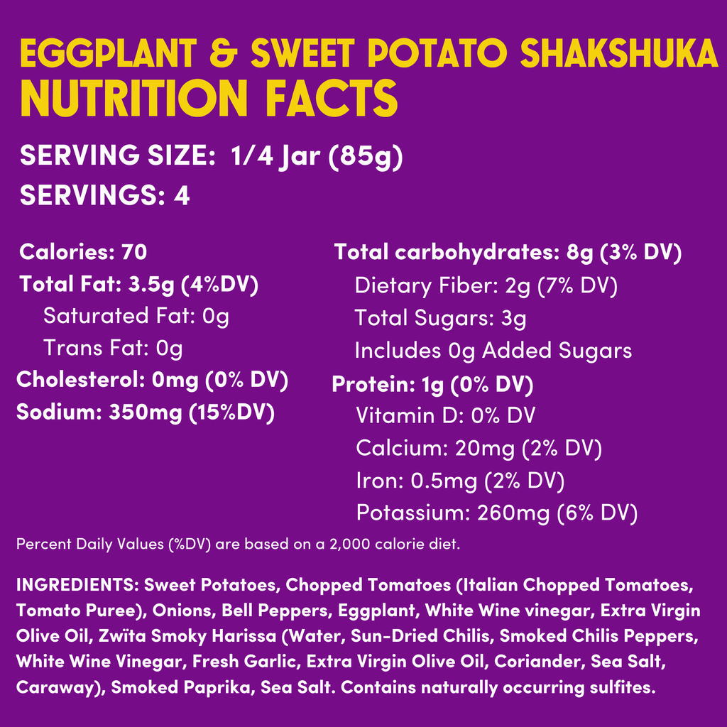 Eggplant & Sweet Potato Shakshuka 2-pack