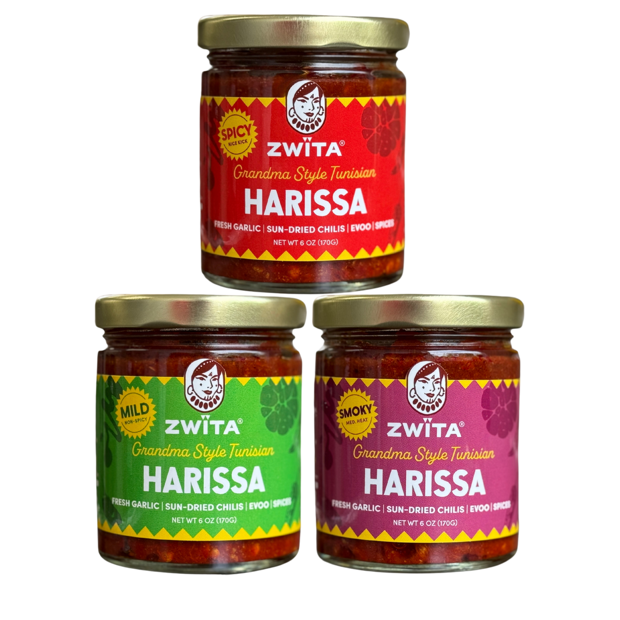 Zwita Traditional Harissa Variety Pack | Zwïta