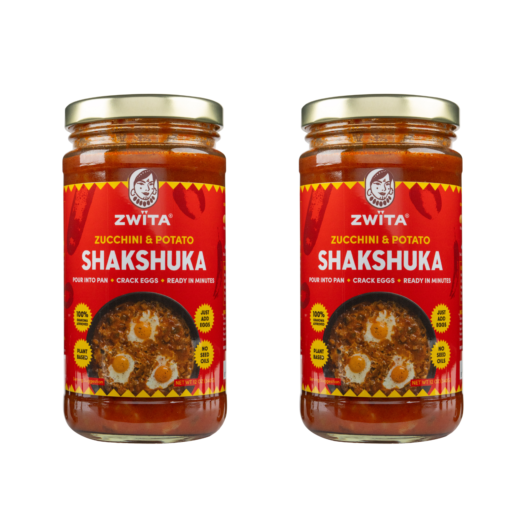 Zucchini & Potato Shakshuka 2-pack | Zwïta Zucchini & Potato Shakshuka 2-pack | Zwïta