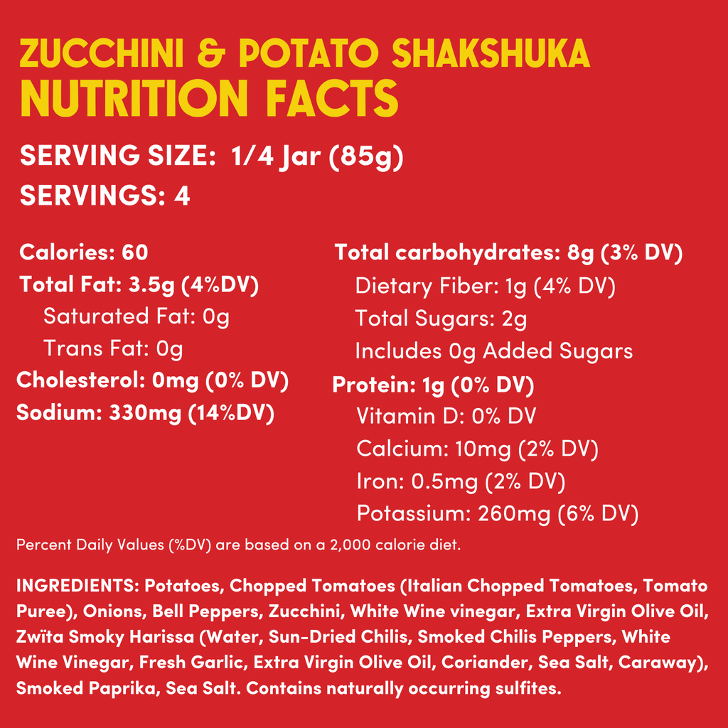 Zucchini & Potato Shakshuka 2-pack