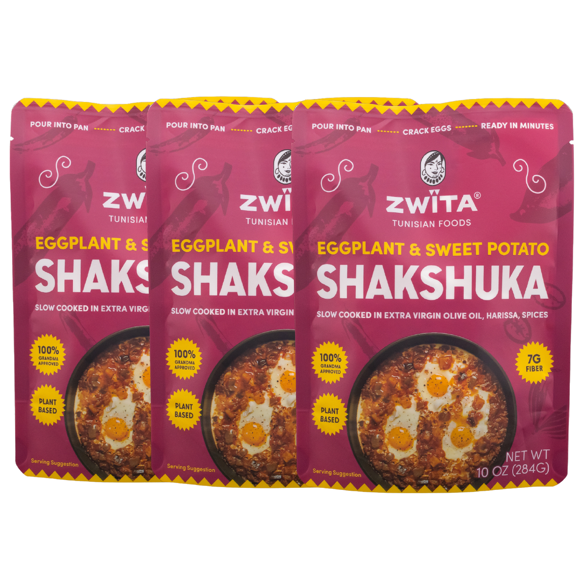 Eggplant & Sweet Potato Shakshuka 3-Pack